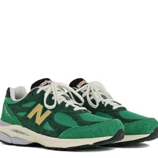 ニューバランス(New Balance)のNew Balance 990V3 "Green/Yellow" 27.5(スニーカー)