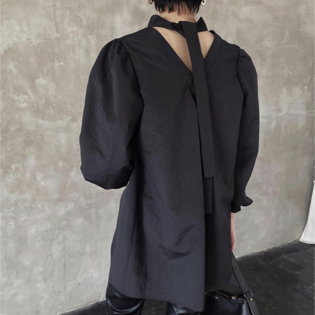 【新品タグ付】RIM.ARK Balloon sleeve tunic topsトップス