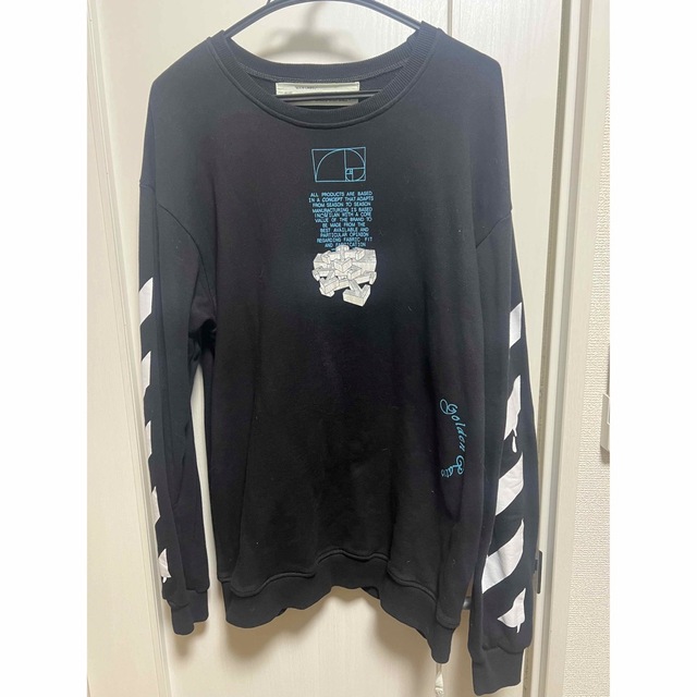 off-white オフホワイト ロンT XXL 黒 - Tシャツ/カットソー(七分/長袖)