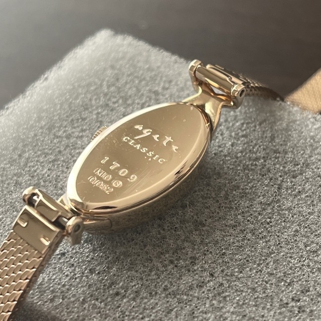 agete(アガット)のアガット  ジュエリーウォッチ レディースのファッション小物(腕時計)の商品写真