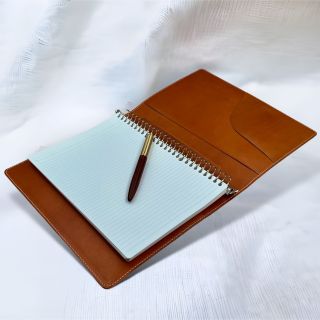 本革 ハンドメイド B5サイズルーズリーフカバー-