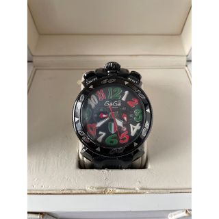 ガガミラノ(GaGa MILANO)のガガミラノ　48mm クロノグラフ　イタリアリーグ　　世界限定299本(腕時計(アナログ))