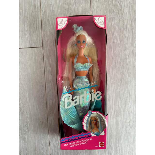 【現金特価】 1991年バービーBarbieマーメイド人魚ヴィンテージ レア90年代ピンク  ぬいぐるみ/人形