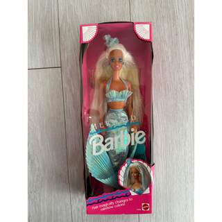 バービー(Barbie)の1991年バービーBarbieマーメイド人魚ヴィンテージ  レア90年代ピンク(ぬいぐるみ/人形)