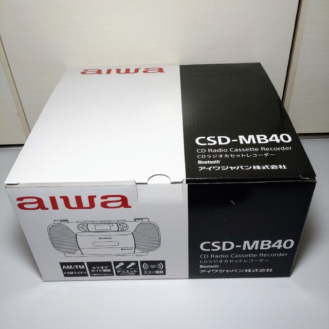 aiwa Bluetooth接続対応 CDラジカセ CSD-MB40