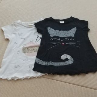 ザラキッズ(ZARA KIDS)の110㎝  半袖Tシャツ 2枚セット(Tシャツ/カットソー)