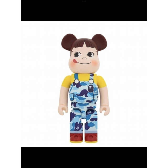 BE@RBRICK BAPE(R)×ペコちゃん1000% ブルー エンタメ/ホビーのフィギュア(その他)の商品写真