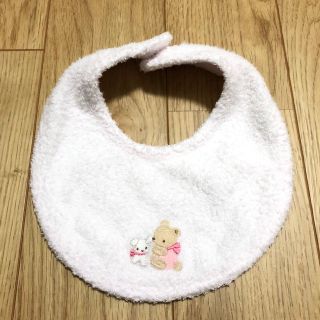 ファミリア(familiar)のfamiliar ファミリア 犬 くま 刺繍 タオル地 スタイ よだれかけ ビブ(ベビースタイ/よだれかけ)