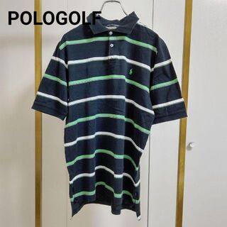 ポロラルフローレン(POLO RALPH LAUREN)のポロゴルフ/POLOGOLF/Mブラックボーダーポロシャツ(ポロシャツ)