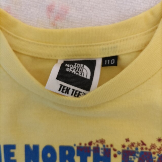 THE NORTH FACE(ザノースフェイス)のノースフェイス　ロングTシャツ　110 イエロー キッズ/ベビー/マタニティのキッズ服男の子用(90cm~)(Tシャツ/カットソー)の商品写真