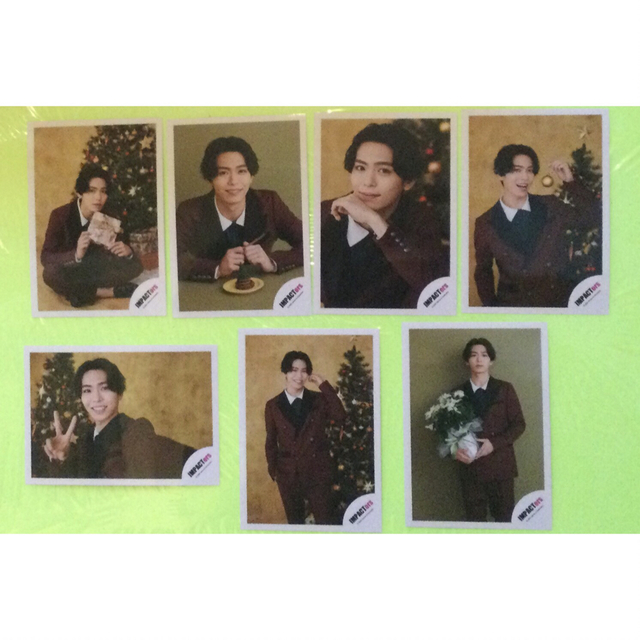 ジャニーズJr.(ジャニーズジュニア)のIMPACTors 影山拓也さん クリスマス グリフォ 7枚セット 公式写真 エンタメ/ホビーのコレクション(その他)の商品写真