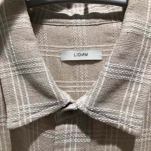 LIDNM(リドム)の【新品未使用】LIDNM italy gauze check shirt メンズのトップス(シャツ)の商品写真