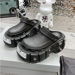春夏新作モデル BALENCIAGA クロックス バレンシアガ × × ブーツ 37