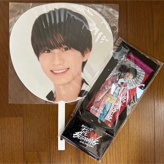 ジャニーズ(Johnny's)のLil かんさい リトかん 嶋崎斗亜 うちわ 団扇 のぼり(アイドルグッズ)