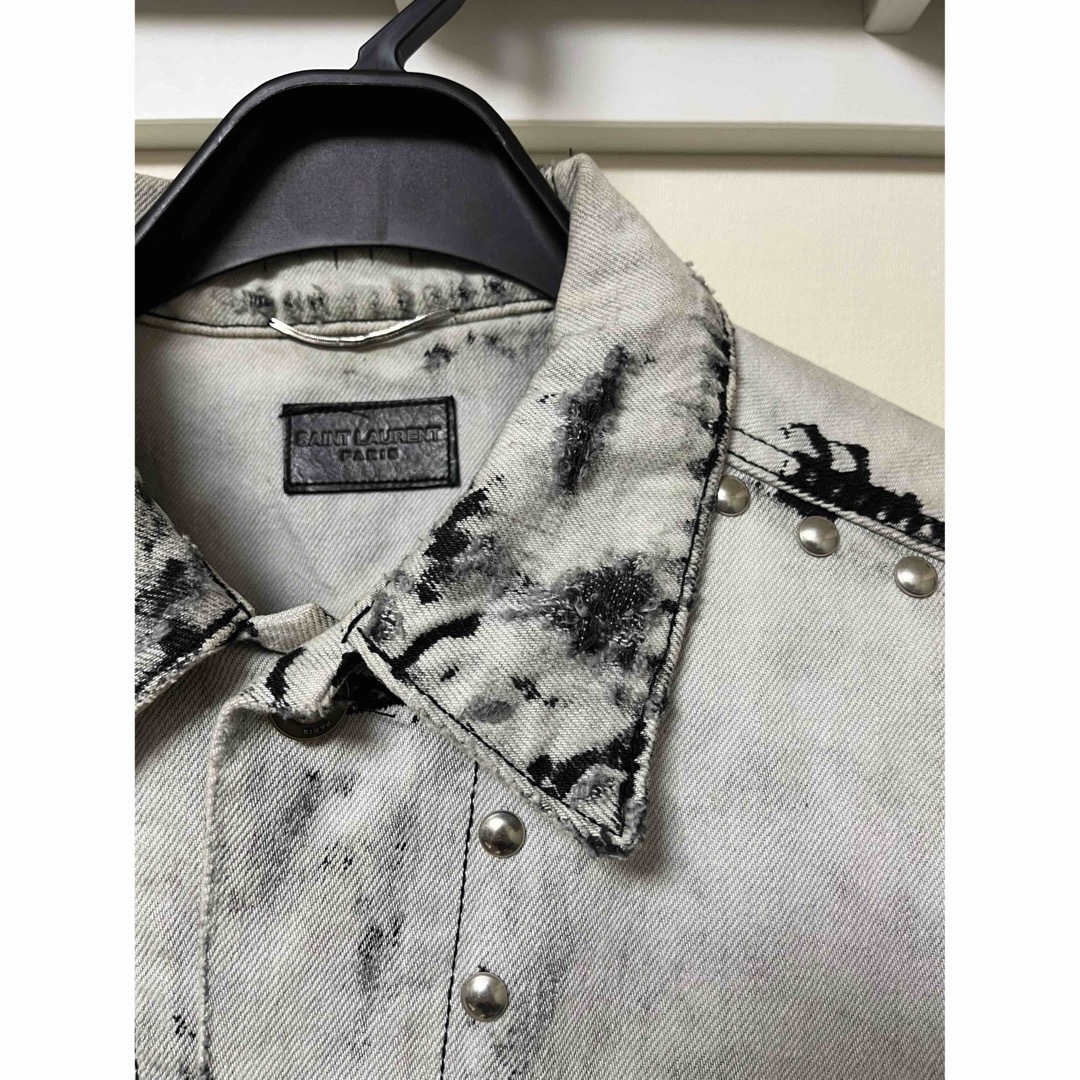 saint laurent デニムベスト 16ss エディ期 サンローラン | www
