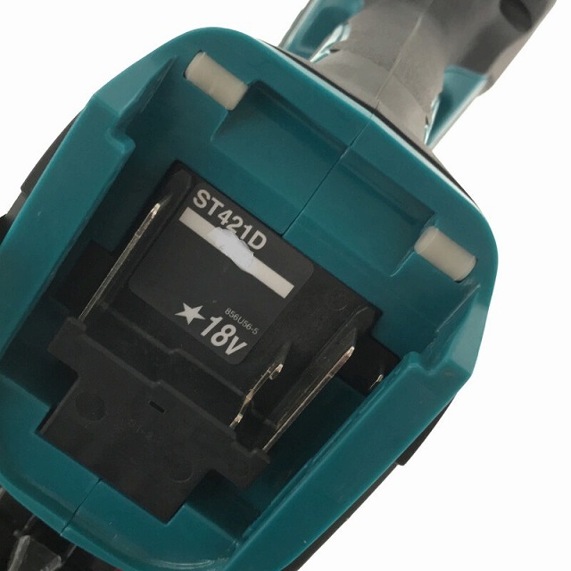 ☆比較的綺麗です☆makita マキタ 18V 4mm充電式タッカ ST421DZ(本体のみ) 内装 大工 68674