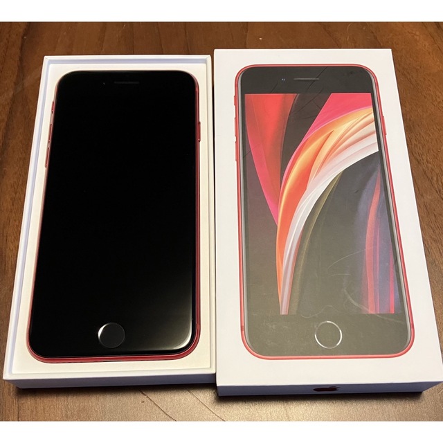 美品】iPhone SE2 第2世代 64GB simフリー RED レッド-