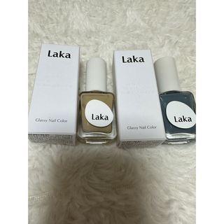 【LAKA】ラカ　韓国　Glassy Nail Color 2本セット(マニキュア)
