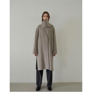 新品未使用 na.e ナエ コート No-Collar Muffler Coat