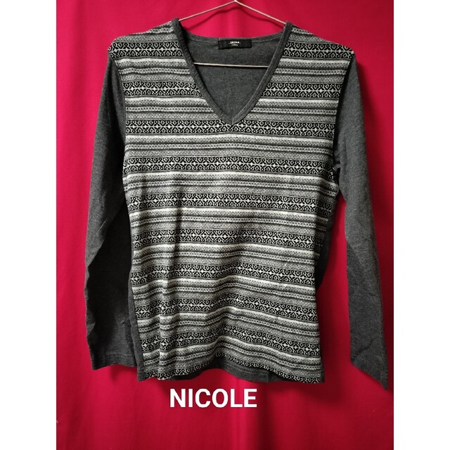 NICOLE(ニコル)のNICOLE　ロングＴシャツ メンズのトップス(Tシャツ/カットソー(七分/長袖))の商品写真