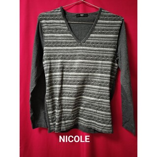 ニコル(NICOLE)のNICOLE　ロングＴシャツ(Tシャツ/カットソー(七分/長袖))