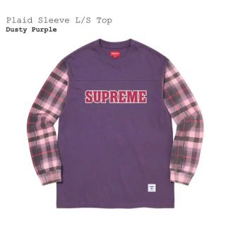 シュプリーム(Supreme)のシュプリーム Supreme  Plaid Sleeve  L/S Top(Tシャツ/カットソー(七分/長袖))