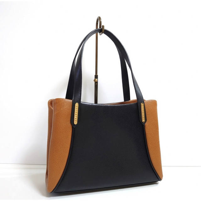 美品 MORABITO PARIS モラビト カーフレザー ハンドバッグ
