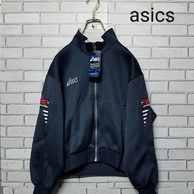 【未使用品】asics トラックジャケット　ジャージ　ゴールドタイガー　90s | フリマアプリ ラクマ