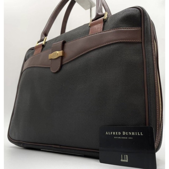 Dunhill - 【美品】Alfred dunhill ビジネスバッグ レザー A4 収納の