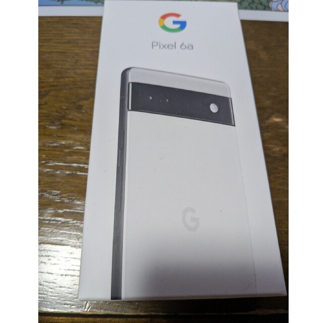 Google Pixel(グーグルピクセル)のGoogle Pixel 6a Chalk 128 GB au　ホワイト スマホ/家電/カメラのスマートフォン/携帯電話(スマートフォン本体)の商品写真