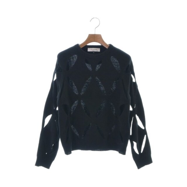 逸品】 VALENTINO - VALENTINO ヴァレンティノ ニット・セーター XS 黒