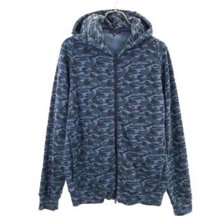 【極美品】セオリー　OVERSIZED ZIP HOODIE ネイビー　S 現行