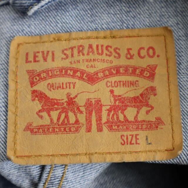 Levi's(リーバイス)のリーバイス デニムジャケット L Levi's ジージャン メンズ 【中古】  【230401】 メンズのジャケット/アウター(ダッフルコート)の商品写真