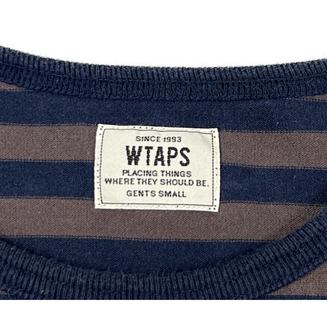 W)taps(ダブルタップス)のWTAPS ダブルタップス 15SS VASQUE L/S TEE COTTON ボーダー ロング Tシャツ 長袖 サイズS 正規品 / B3454 メンズのトップス(Tシャツ/カットソー(七分/長袖))の商品写真