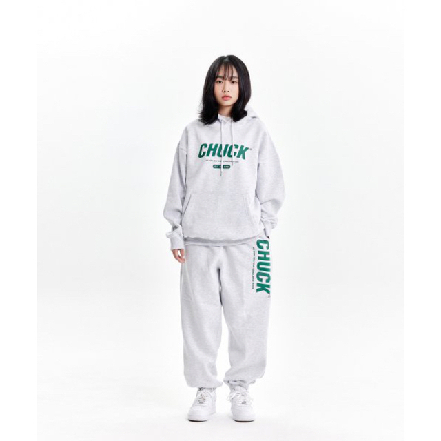 韓国ブランド【CHUCK】チャック 即完売 セットアップ スウェット 韓国ブランド【CHUCK】チャック 即完売 セットアップ スウェット