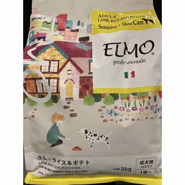 ELMO エルモ 成犬用 ラムライス＆ポテト 3kg×3