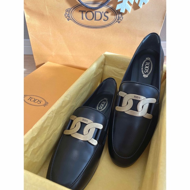 TOD大幅値下げ！美品TOD'S トッズケイトレザーローファー