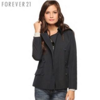 フォーエバートゥエンティーワン(FOREVER 21)のForever 21 ショートトレンチ　S レディース(トレンチコート)