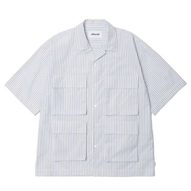 メンズ美品　altared Multi Open Collar S/S Shirts