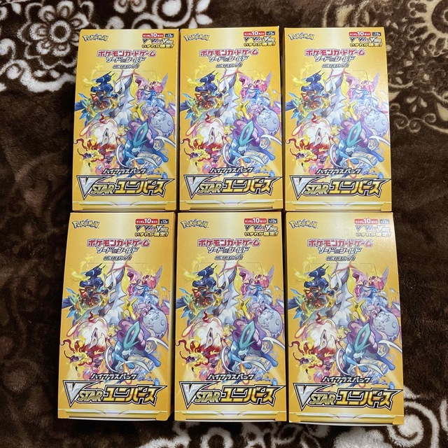 新品 ポケモンカード VSTAR ユニバース 6BOX シュリンクなしトレーディングカード