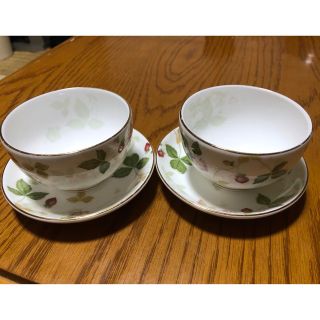 ウェッジウッド(WEDGWOOD)のお値下げ ウエッジウッド 湯呑み2客セット(グラス/カップ)