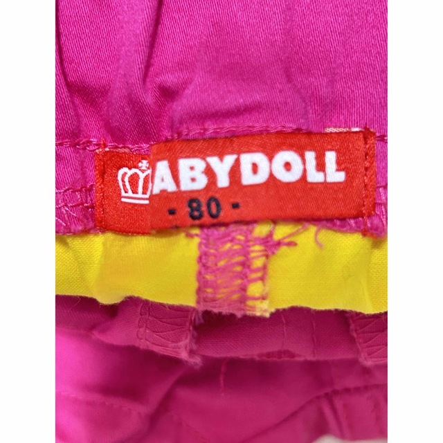 BABYDOLL(ベビードール)のピンクショートパンツ☆ベビードール★BABYDOLL キッズ/ベビー/マタニティのキッズ服女の子用(90cm~)(パンツ/スパッツ)の商品写真