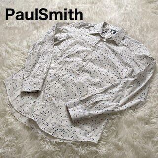 ポールスミス(Paul Smith)のポールスミス　長袖シャツ　総柄　パズル柄　花柄　Lサイズ　メンズ(Tシャツ/カットソー(七分/長袖))