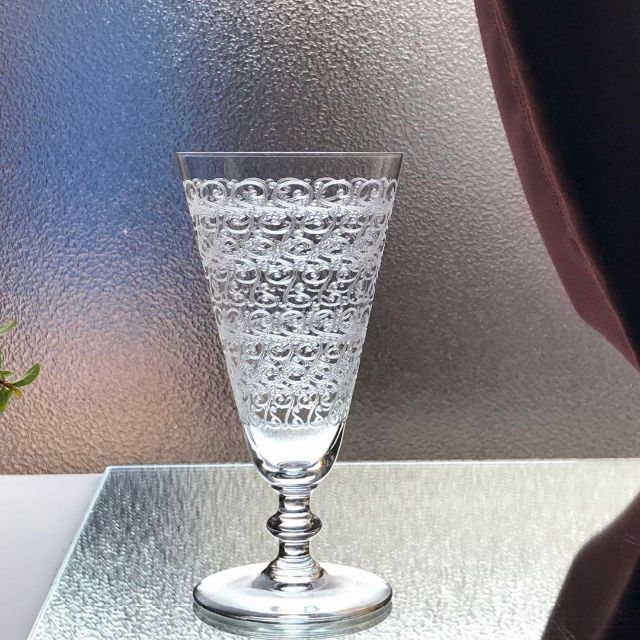 【オールドバカラ】 美品　マルメゾン　シャンパンクープ　Baccarat ６客