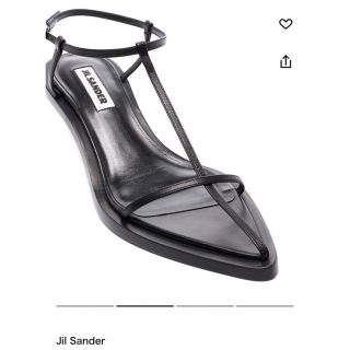 ジルサンダー(Jil Sander)のJIL SANDER 新品未使用 レザーストラップサンダル  37(サンダル)