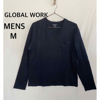 グローバルワーク(GLOBAL WORK)のGLOBAL WORK グローバルワーク　メンズ　Vネック　トップス(Tシャツ/カットソー(七分/長袖))