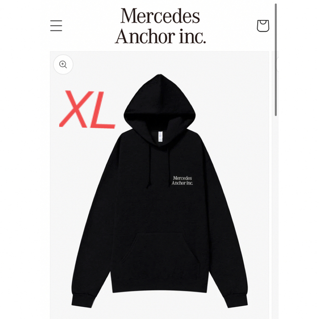 メルセデスアンカーインク Mercedes anchor inc. フーディXL - パーカー