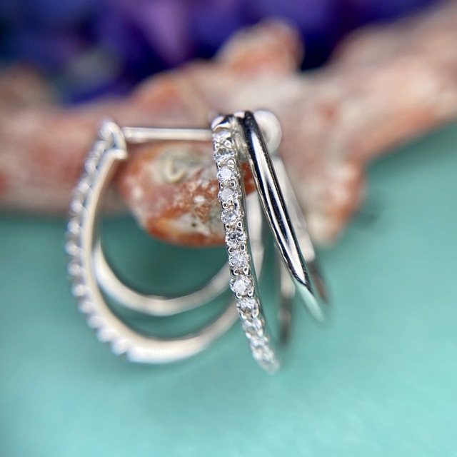 天然ダイヤモンド フープピアス 計0.16ct PT900 | tspea.org