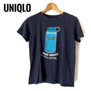 ユニクロ(UNIQLO)の【人気】UNIQLO Tシャツ　150cm ネイビー　綿100% キッズ(Tシャツ/カットソー)