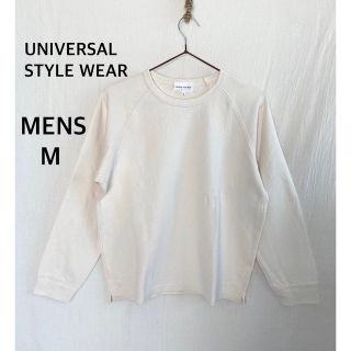 UNIVERSAL STYLE WEAR メンズ　白　Tシャツ　トップス(Tシャツ/カットソー(七分/長袖))